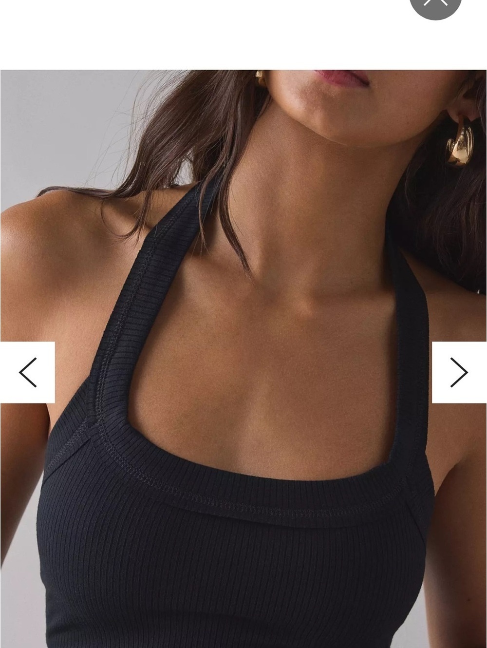 BDG Black Ribbed Tank Top - Women